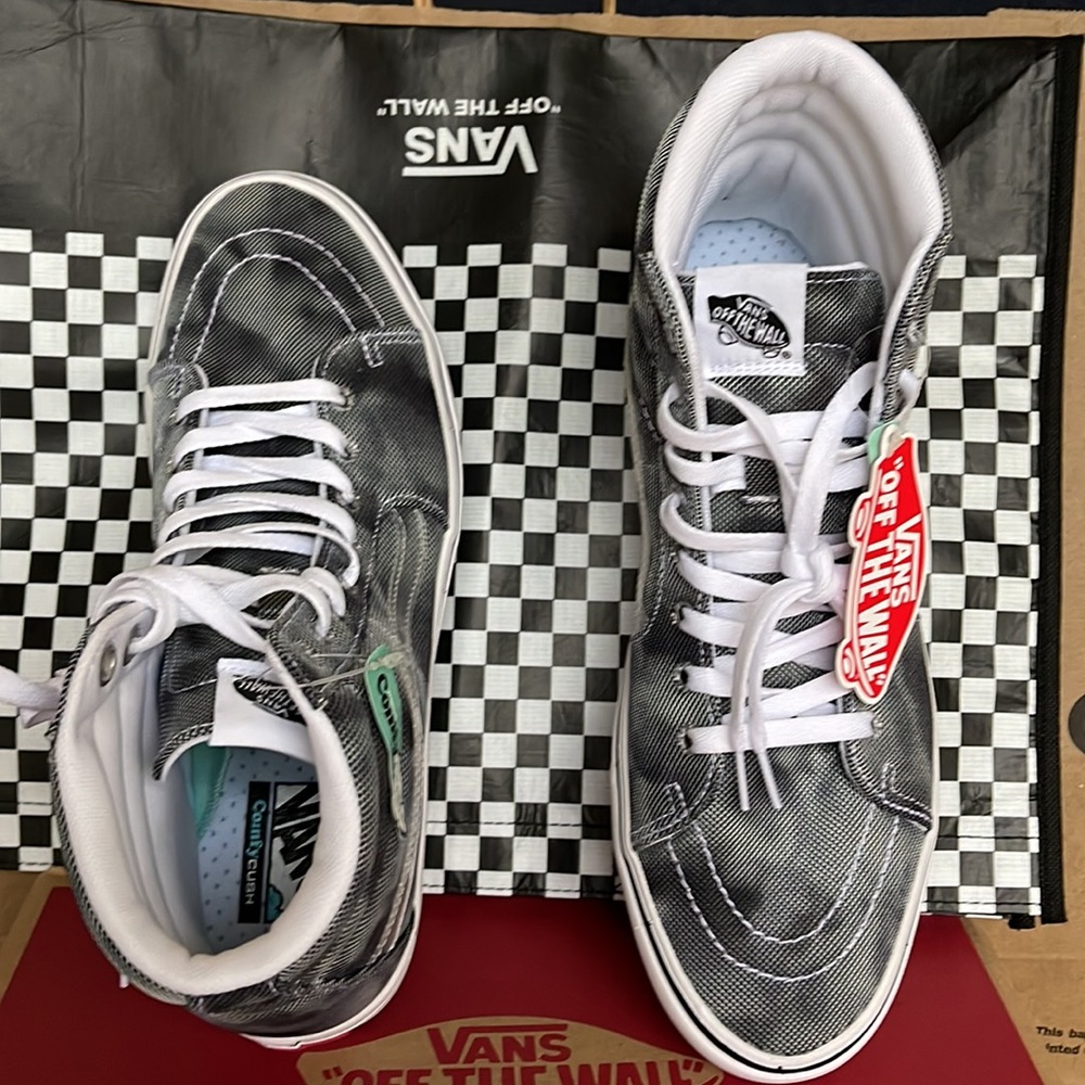 Vans Comfycush Sk8-Hi In Bloom Multi/True White WMNS sneakers - Picture 13 of 16
